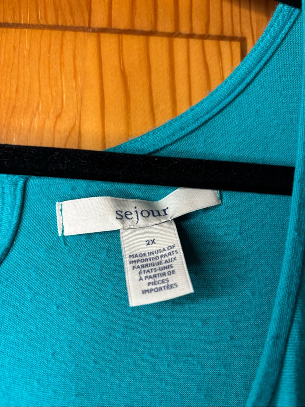 Sejour Teal Asymmetrical Maxi Dress - Picture 2 of 5